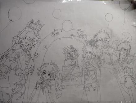 一位画渣的逆袭#手绘 #绘画 #原神