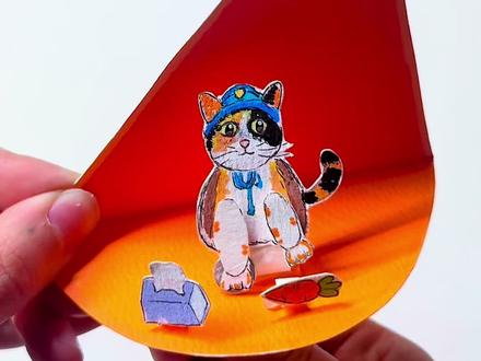 听说我是一只明星胡萝卜纸巾猫⁉️
光之支架×胡萝卜纸巾猫=橘色治愈时刻
灵感来自@超级无敌大开门
#绘画教程 #手工diy #胡萝卜纸巾
