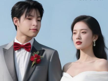 男孩小雪的婚纱照,真是太漂亮了! #神奇的闲鱼 #闲鱼省钱神券