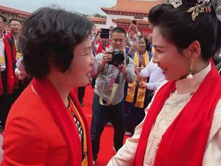 妈祖诞辰1066周年!刘涛来了!#刘涛#妈祖#天下妈祖回娘家#妈祖诞辰