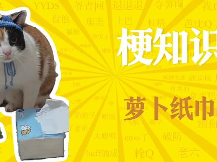 “萝卜纸巾”是什么梗?#萝卜纸巾 #玩梗 #梗知识