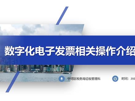 宁河税务数字化电子发票相关操作介绍(天津宁河区税务)