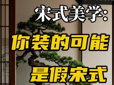你装的可能不是宋式! 你装的可能不是宋式!
#宋式美学 #宋代美学 #现代东方设计 #向虎设计 #设计师向虎