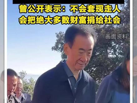 王健林被冻结4.9亿股权,被执行总金额近76亿元,曾公开表示:不会套现走人
会把绝大多数财富捐给社会