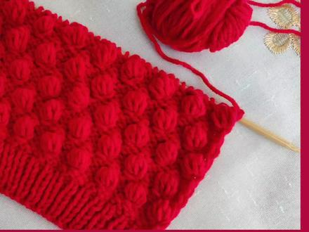 豆豆花样的编织方法,给孩子编织毛衣非常好看男孩女孩通用版 #毛线编织 #编织教程 #玩毛线