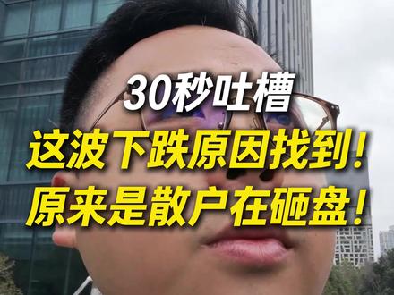 险资、量化都否认砸盘#股市 #财经