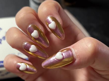 交作业了姐妹们!一个月都不掉的嘎嘎结实#穿戴甲教程 来啦!#穿戴甲