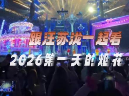 #跟汪苏泷一起看2026第一天的烟花 罗曼城城主是一个浪漫的造梦者 #汪苏泷 #汪苏泷跨年演唱会
