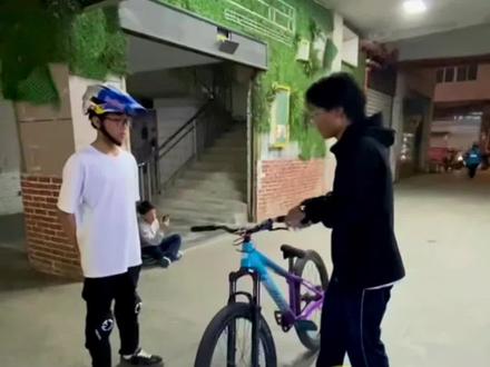 《后轮滑教学 》#自行车运动