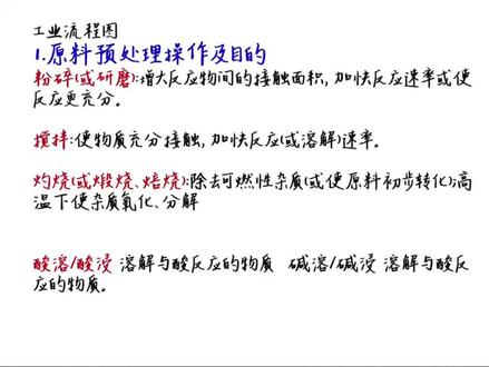 帮你中考化学工艺流程闭眼拿到满分!答题模板都在这——清越姐姐的化学课!#中考化学必考知识点 #中考知识点讲解 #中考 #初中化学 #工艺流程