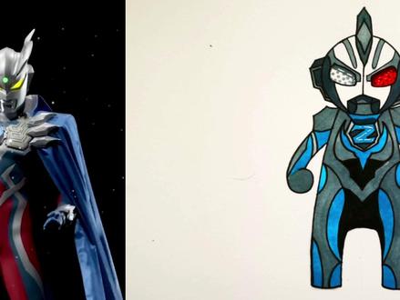 泽塔奥特曼黑暗形态绘画教程来啦!#简笔画 #奥特曼 #泽塔奥特曼 #奥特之国