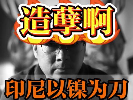 印尼在全球镍市场称王,已不满足份额,更要定价权和收益提升,面对印尼的强势态度,中国怎么应对?
#关键矿产 #有色金属 #硬核深度计划 #青山控股 #格林美