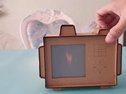 用纸壳手工制作小孔成像相机模型,只需要10步,小学生科技小制作 #科技小制作 #手工玩具 #变废为宝