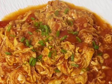 #美食教程 #家常菜100道开胃下饭 拉丝番茄炒蛋 鸡蛋裹满汤汁 超下饭