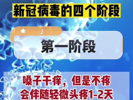 新冠病毒的四个阶段#新冠病毒#变异#变异毒株