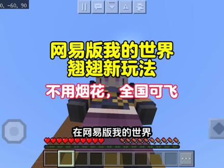 #我的世界 发现了一个有趣的翘翅特性😋😋