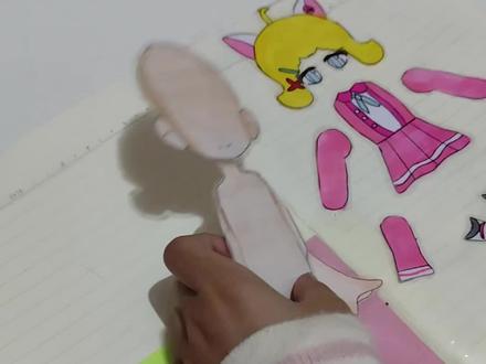 自制可动纸片人换装日记,换装蛋仔逃出惊魂桃乐丝衣服#蛋仔派对 #桃乐丝新皮肤 #桃乐丝可动纸片人 #可动纸片人 #蛋仔派对桃乐丝