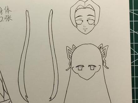 香奈惠可动纸片人#可动纸片人#可动纸片人教程 #鬼灭之刃 #香奈惠 #手工制作 香奈惠完成,图纸自取。