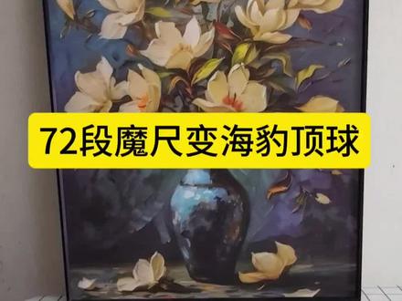 72段魔尺变海豹顶球#魔尺教程