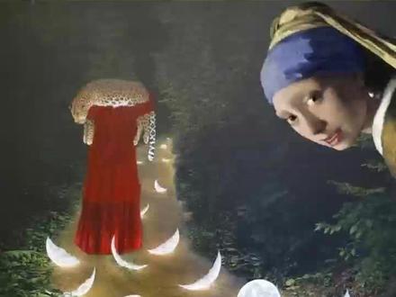 抱抱豹豹 #绘画 #艺术 #油画 #内容启发搜索 #艺术在抖音