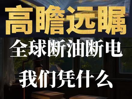 全世界能源告急,全球都在断油断电,中国凭什么可以灯火通明,稳如泰山。#财经知识 #能源危机 #石油 #经济