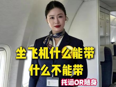 坐飞机什么能带?什么不能带?20S攻略,简单好记!#坐飞机注意事项 #飞机托运 #坐飞机不能带什么 #充电宝可以带上飞机吗