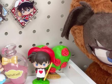 柯南谷子开箱|这个名柯双层挂件咋这么萌! #名侦探柯南 #开箱 #吃谷 #二次元 #挂件