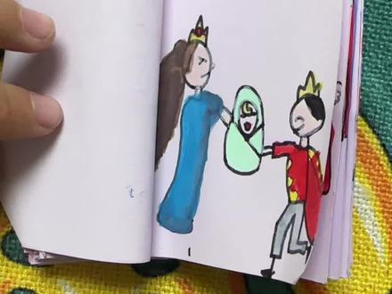 看完闺女的画我仿佛看完了一部短剧!!! #创作灵感 #每一种生活都值得被记录 #手工制作绘本 #儿童手工 #手绘原创