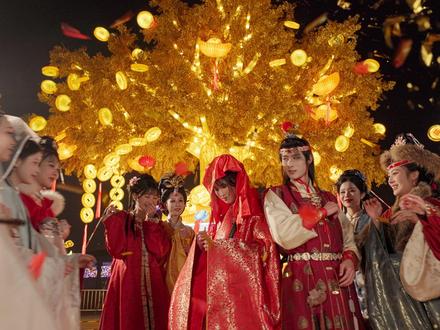 今年的灯会主题你喜欢哪一个,2026第十届武汉园博园花灯会开幕了:1月28日-3月22日。#第一批花灯点亮了 #第十届武汉园博园花灯会 #武汉发财树点亮了 #打卡武汉发财树