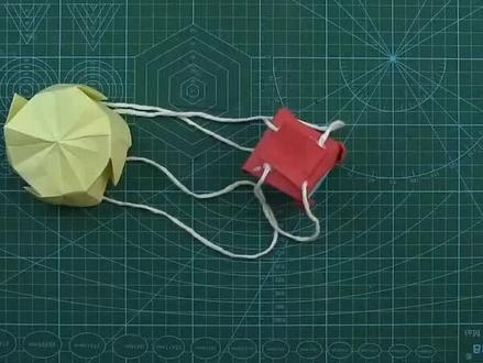 降落伞手工制作#折纸 #手工制作 #手工