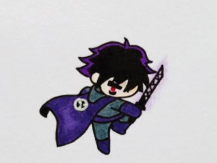 柒是真滴帅yyds!#简笔画 #刺客伍六七 #兴趣才艺 #青少年成长手册 #柒 @抖音青少年