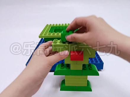 用积木设计的青蛙,卡哇伊🐸 #乐高大颗粒 #益智玩具 #玩具 #乐高 #乐高搭建 #青蛙 #动手动脑