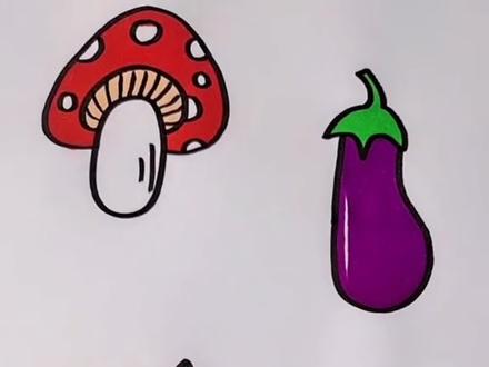 你喜欢哪种蔬菜呢?#儿童简笔画 #亲子简笔画