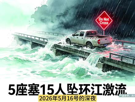 广西环江突发:5座皮卡硬塞15人,夜涉漫水桥坠毁!超载遇洪水,车厢瞬间成绝境。水下如何极限逃生?实用保命干货速看!(事故原因以官方调查为准,本视频旨在科普安全常识。) #突发事故 #安全科普 #交通安全 #水下逃生