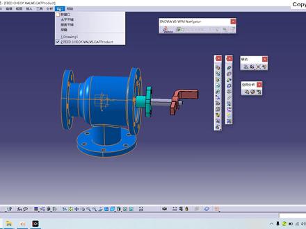 293节 工程图中修改装配体的视图只保留部分零件的投影-critical #catia