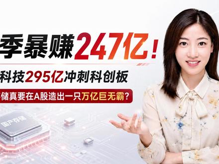 单季暴赚247亿!长鑫科技295亿冲刺科创板,国产存储真要在A股造出一只万亿巨无霸? #掘金计划2026 #燃起来大国重器 #零距离看懂财经