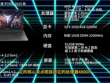 有什么测什么–二手笔记本1500价位,联想拯救者r7000 2020#推荐电脑配置 #高性能电脑配置 #游戏本推荐 #高性能笔记本推荐