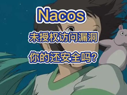 Nacos公网未授权访问漏洞!你的还安全吗?#渗透 #编程 #网络安全 #每天进步一点点 #每天学习一点点