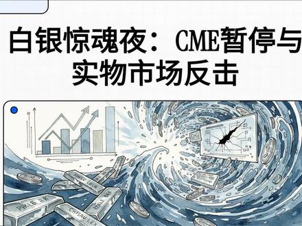 市场分析:白银市场的极端波动与系统性压力
近期白银市场经历了罕见的剧烈波动,价格一度突破 54 美元,触发芝商所(CME)在 Globex 平台以“波动过大”为由暂停交易。这一事件发生在交易极为清淡的感恩节夜晚,却伴随创纪录的巨量成交,明显反映机构层面的紧迫性,而非散户推动。同时,金银比跌破了维持 14 年的支撑线,显示市场对白银相对价值的重大再定价。
虽然官方称交易暂停因“技术故障”,但多名资深交易员和分析师对此提出质疑。有内部人士指出,当时白银期货卖单极度稀薄,一笔大单即可清空整个订单簿;暂停交易更像是给做市商重新补位,以避免价格失控。暂停的精确时机也被认为过于“巧合”,几乎在银价即将加速爆拉前瞬间触发。
压力不仅存在于白银市场,黄金亦在同期出现两次 40 美元的瞬间暴跌并立刻收复,被分析认为是市场流动性管道达到“最大压力”的迹象。同时,COMEX 罕见延迟公布黄金与白银的最终持仓数据,并在初步与最终数据之间多次大幅修正,引发市场对系统性问题的担忧。
更深层的压力来自纸货与实物市场的背离。中国实物铂金价格比 COMEX 高出近 300 美元,被视为东方市场正在反映真实价格,而西方纸货市场则存在压价迹象。分析人士认为,这正是白银未来价值重估的预演。
此外,中国因素成为结构性驱动力。中国白银库存已降至十年最低,并可能自 2026 年起实施白银出口管制,在本已供应紧缩的全球市场中带来重大冲击。
综合来看,近期冲击并非孤立事件,而是贵金属体系在实物需求东移、纸货定价脆弱化、库存紧缩等多重力量下的系统性压力释放。这一结构性矛盾正在重新塑造全球白银定价格局。#白银 #贵金属 #投资 #黄金 #期货