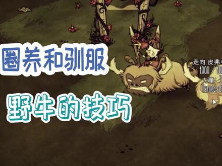 #饥荒 关于野牛的这些细节不了解下么