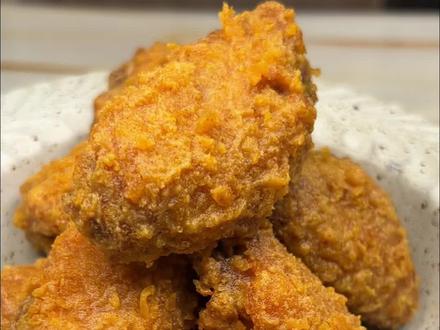 咸蛋黄鸡翅,超详细保姆级教程‼️ #美食教程 #咸蛋黄鸡翅 #金沙鸡翅