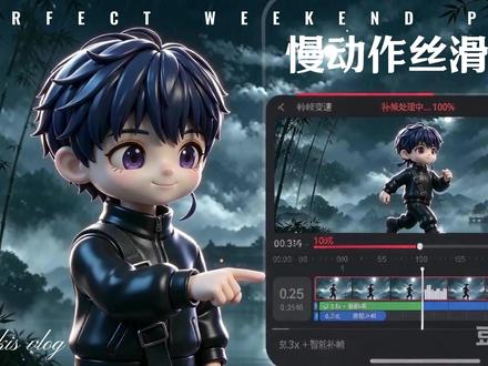 第11级|100天剪辑跟练挑战(11/100)补帧—丝滑慢放 #剪辑跟练 #工具选型逻辑 #剪辑教程 #零基础学剪辑#剪映剪辑