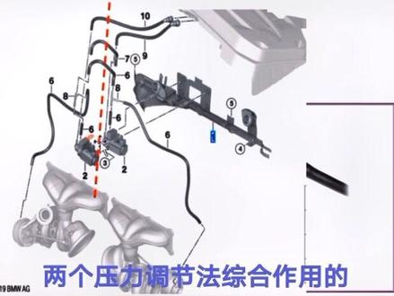 宝马N54增压压力低检修方式 许多修理工反攻都是没注意到它是双涡轮增压工作方式和单涡轮不一样