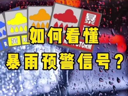 读懂暴雨预警信号(密云融媒:张欣)#暴雨