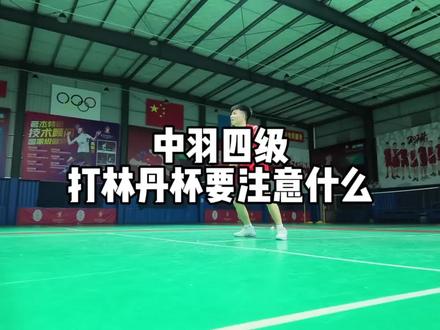 中羽四级打林丹杯需要注意什么 #羽毛球 #林丹杯