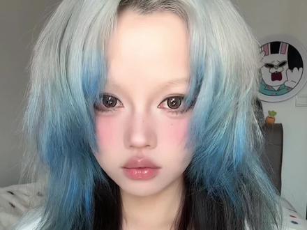 漫画感反翘水母头卷发教程 #刘海教程 #刘海有旋 #漫画刘海 #发型教程 #缕呈直发梳