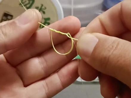棉线结的绑法。棉线结怎么绑?棉线结制作教程。丝滑又不伤线的棉线结!!#棉线结 #打结小技巧 #滑漂远投 #棉线结绑法 #棉线结不松动方法