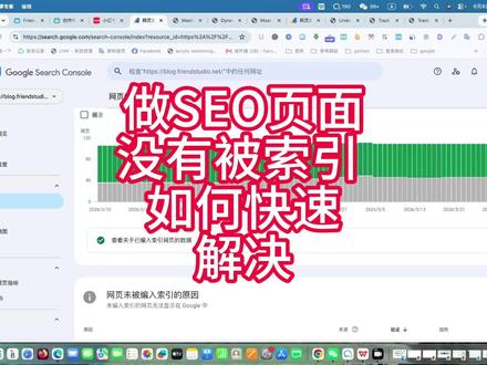 谷歌SEO优化页面未被索引问题如何快速解决 #GOOGLESEO #跨境电商独立站#谷歌seo工具 #technicalseo #geo