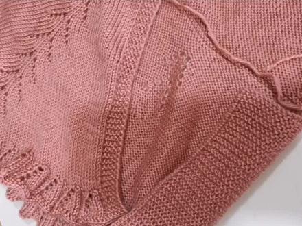 荷花边宝宝背心#祥屋屋 #纯手工编织