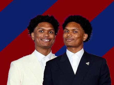 汤普森兄弟:占据四五顺位双胞胎,到底是天才,还是2023届选秀中最大的“骗局”?#阿门汤普森 #奥萨尔汤普森